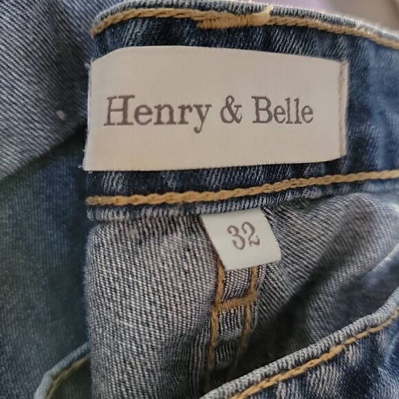 Henry & Belle Tapered Denim Jeans - Picture 5 of 8